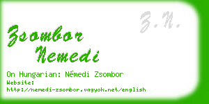zsombor nemedi business card