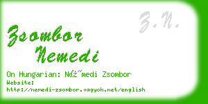 zsombor nemedi business card